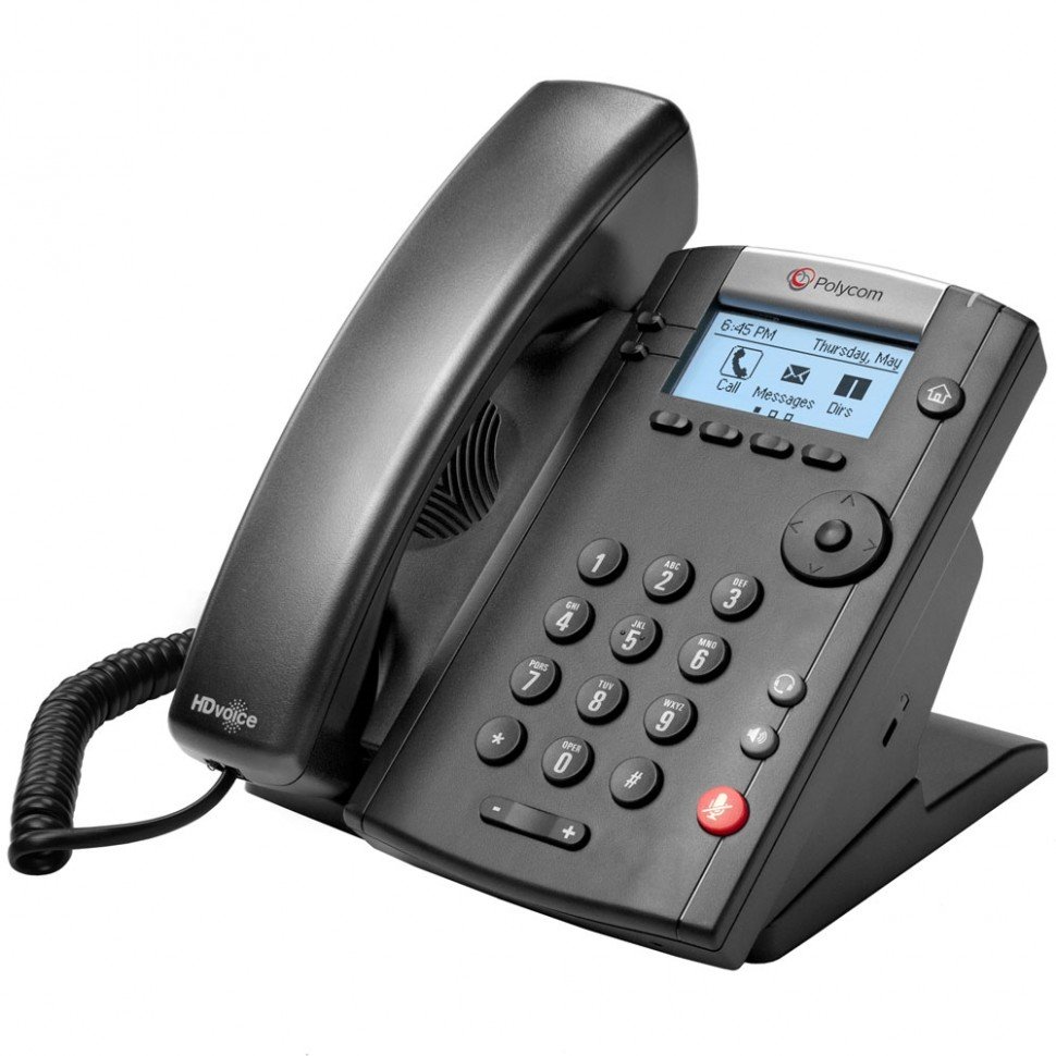Телефон Polycom VVX 201 Microsoft Skype for Business/Lync